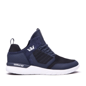 Mens Supra High Top Shoes METHOD Navy/Black/white | AU-52830